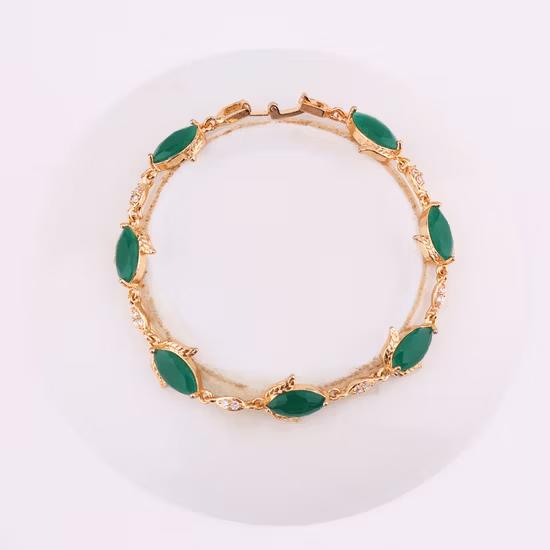 Costume Fashion plaqué or 18 carats, breloque d'imitation, argent, bracelet en acier inoxydable, bijoux pour femmes